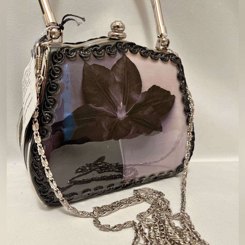 Handbag, unique handmade, floral image
